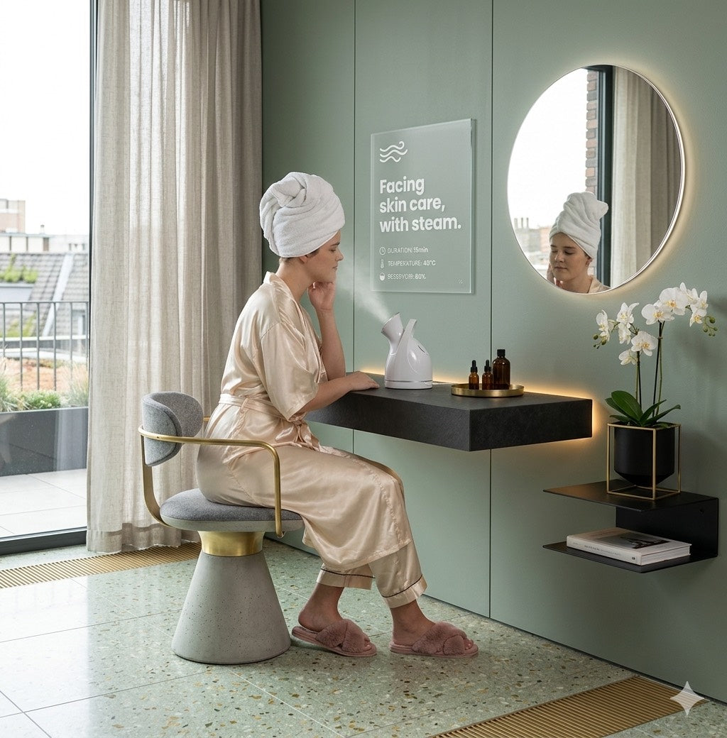 Nano Ionic Facial Steamer | Deep Cleansing & Hydration System