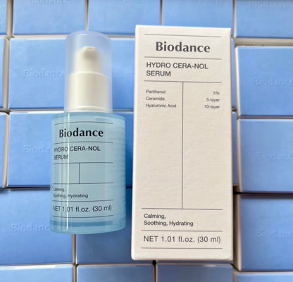 30ml Biodance Pore Tightening Collagen Ampoule Panthenol Ceramide Hyaluronic Acid Calming Soothing Hydrate Hydro Cera-Nol Serum