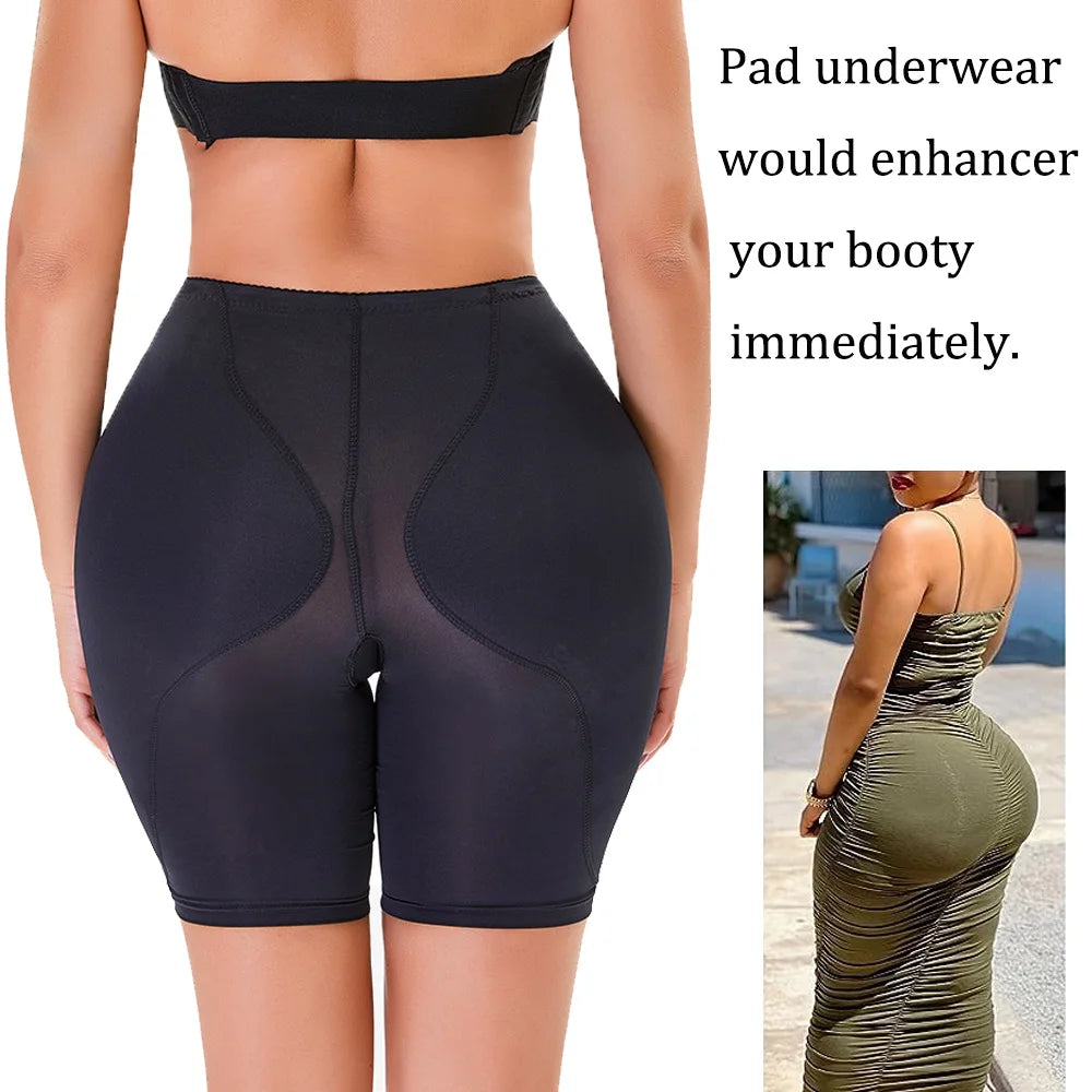 Shapewear Hip Enhancer Panties Women Low Waist Body Shaper Butt Padded Underwear Hip pads