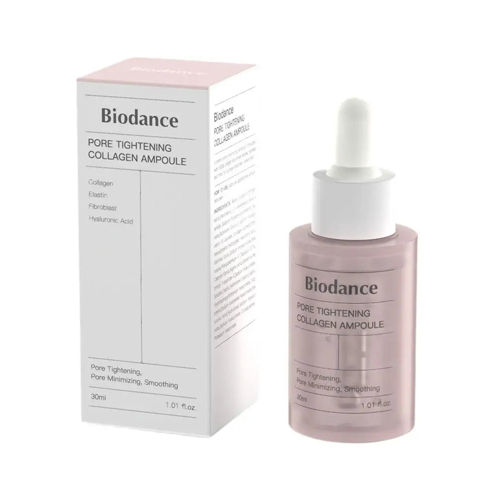 30ml Biodance Pore Tightening Collagen Ampoule Panthenol Ceramide Hyaluronic Acid Calming Soothing Hydrate Hydro Cera-Nol Serum