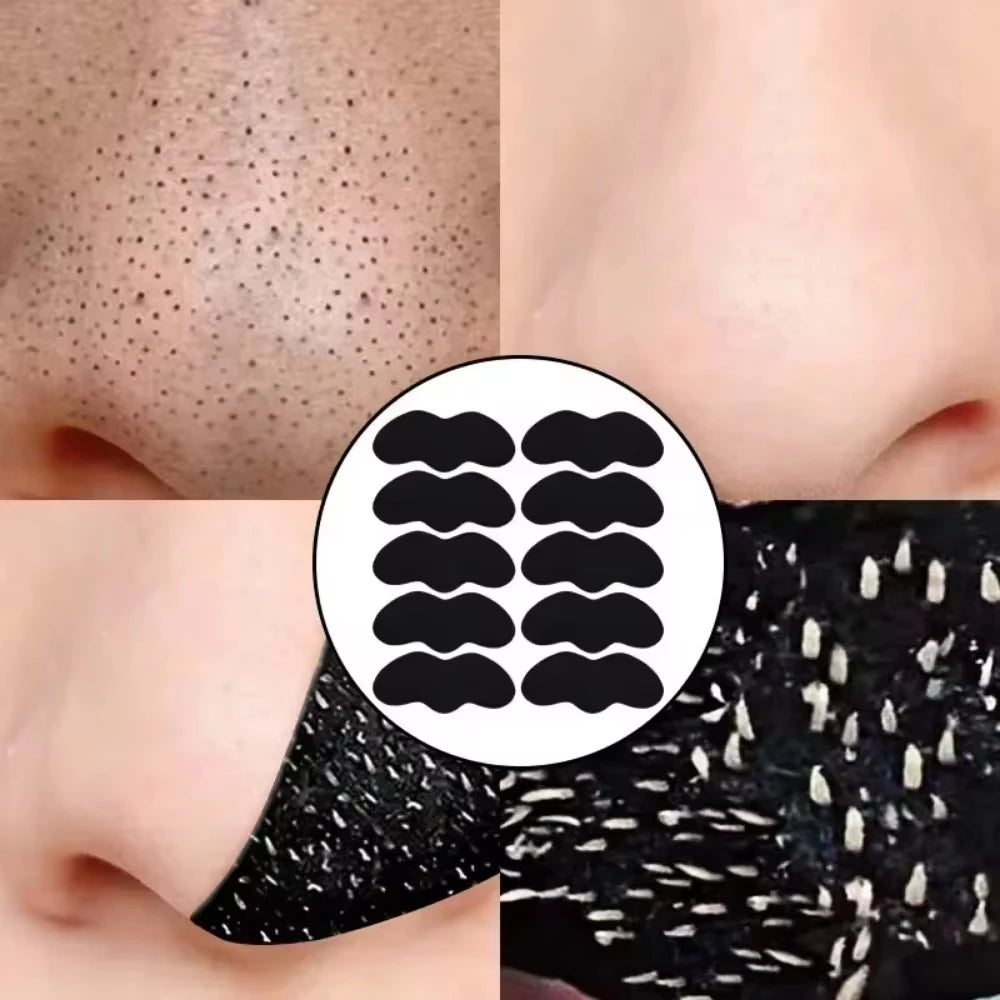 10/50/100 Pieces Deep Cleansing Blackhead Remover Patches - Effective Nose Spots Facial Spot Cleansing for Blackheads and Pores