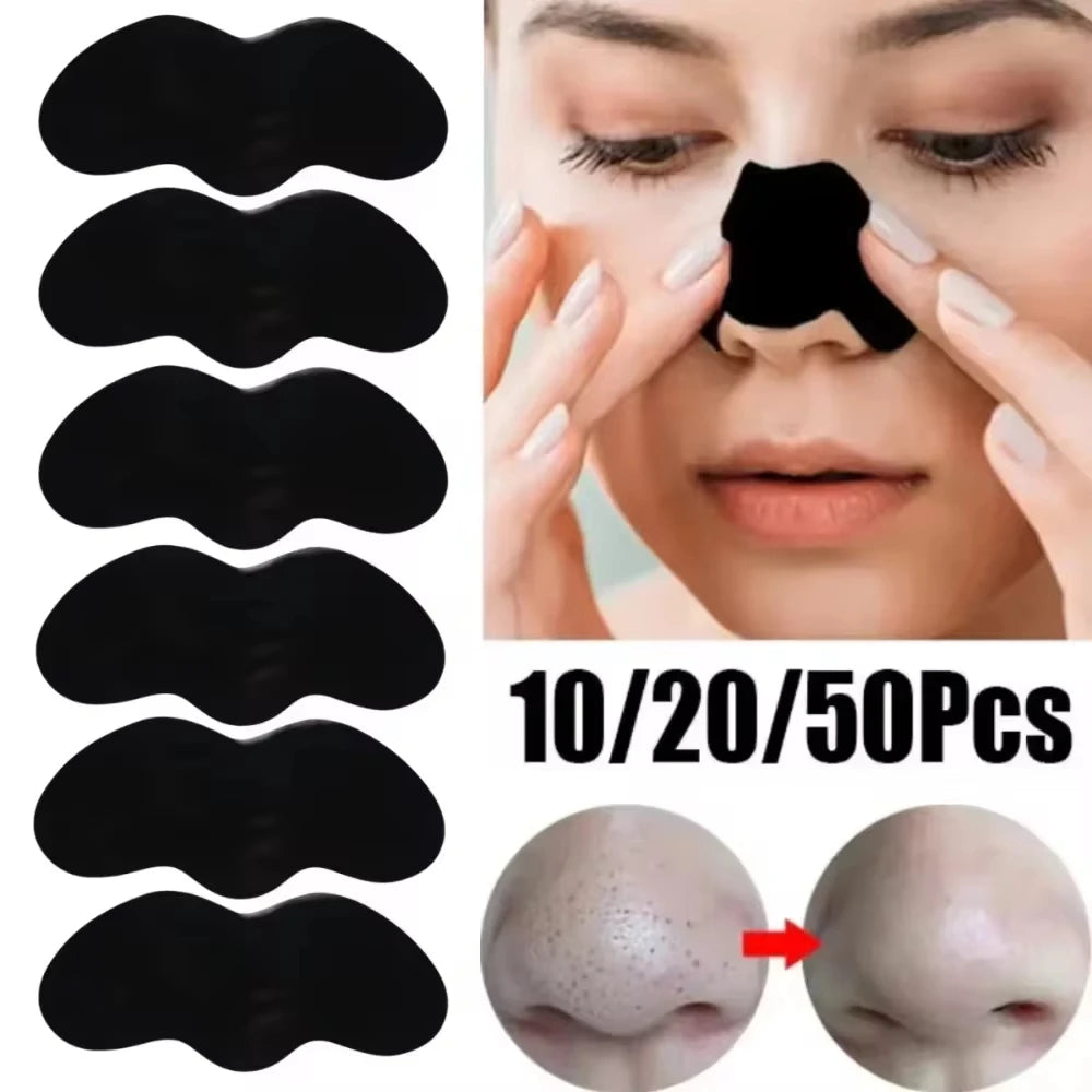 10/50/100 Pieces Deep Cleansing Blackhead Remover Patches - Effective Nose Spots Facial Spot Cleansing for Blackheads and Pores