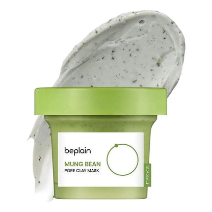 Masque d'argile purifiant aux haricots mungo Beplain coréen, Sérum Visage Démaquillant Huile Nettoyante Nettoyage Profond Soin de la Peau Coréen