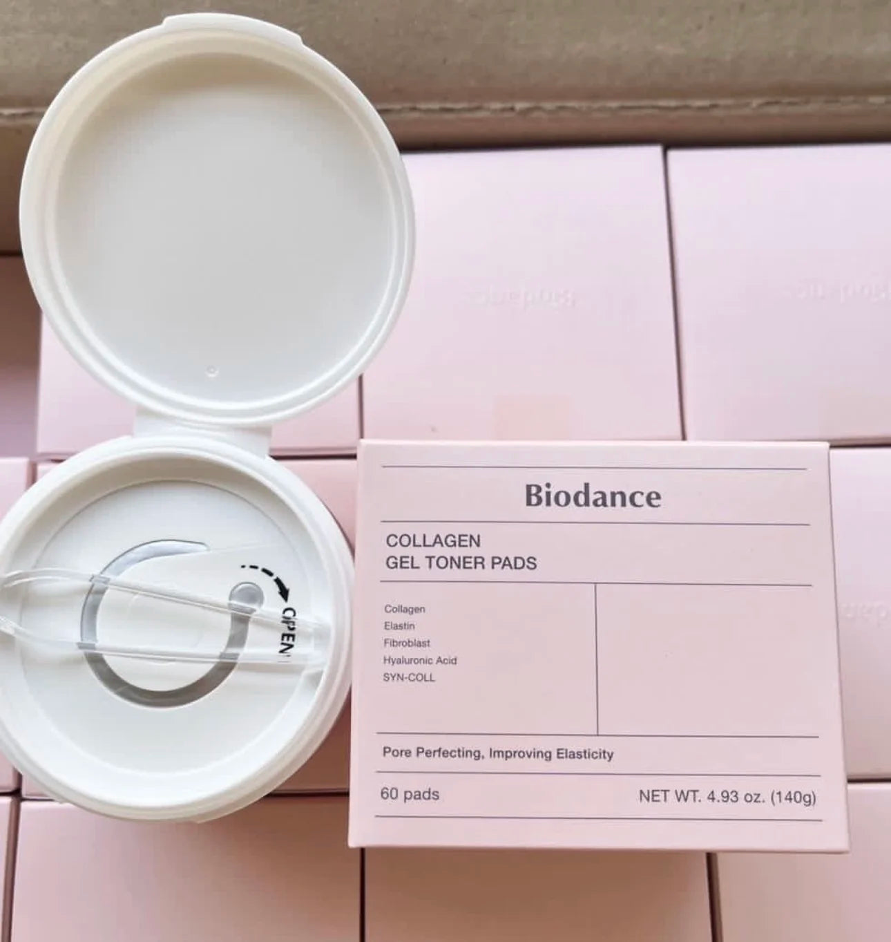 30ml Biodance Pore Tightening Collagen Ampoule Panthenol Ceramide Hyaluronic Acid Calming Soothing Hydrate Hydro Cera-Nol Serum