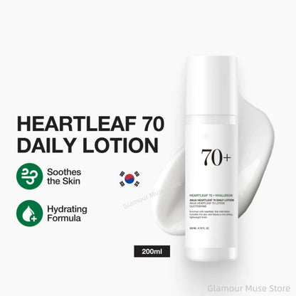 Coffret de produits de soins coréens ANUA Heartleaf Set 77 : Tonique apaisant pour l'acné, lotion quotidienne, mousse nettoyante profonde et huile nettoyante pour le visage