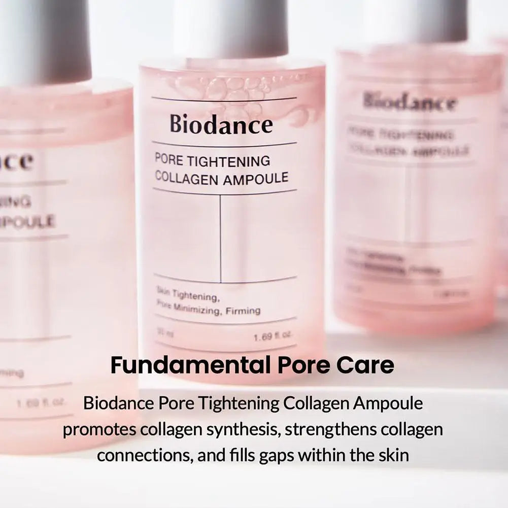 30ml Biodance Pore Tightening Collagen Ampoule Panthenol Ceramide Hyaluronic Acid Calming Soothing Hydrate Hydro Cera-Nol Serum