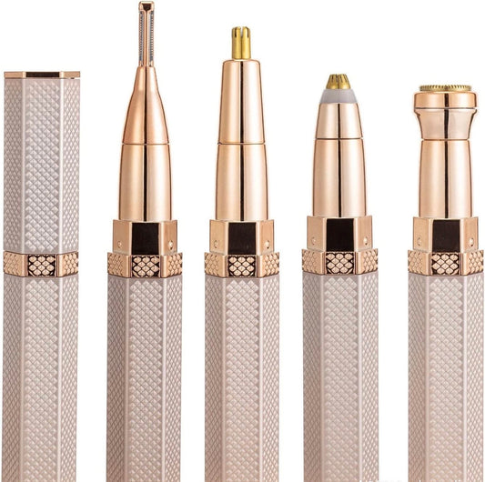 4-in-1 Ultimate Precision Trimmer | Professional Facial Hair Removal Kit